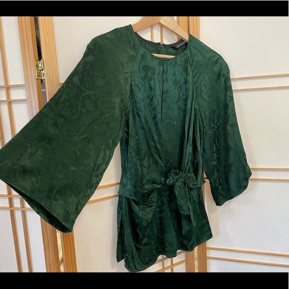 Zara Tie-Waist Blouse - Picture 4 of 9